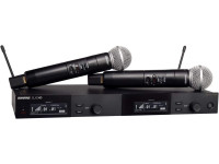 Shure SLXD24DE/SM58 G59 Microfones Wireless UHF 2 Canais Shure SLXD24DE/SM58 G59 Microfones Wireless UHF 2 Canais